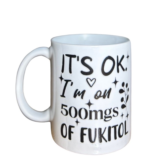 Custom “The Designs Zoo” White Ceramic 11 oz. Tea Latte Hot Cocoa Coffee Mugs - Picture 1 of 2